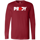 Pinoy Japan Flag Unisex Jersey Long Sleeve T-Shirt